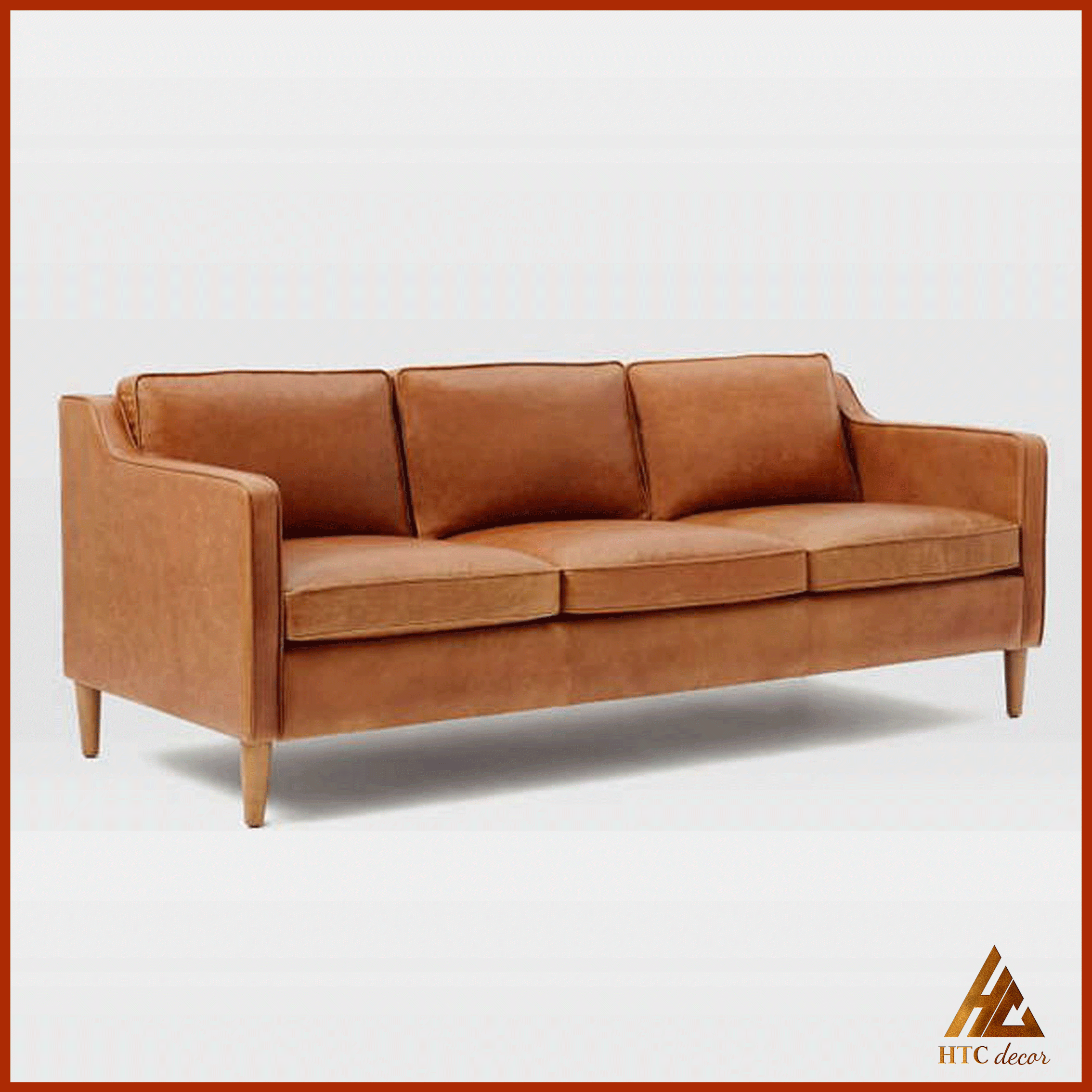 Ghế Sofa Băng Harmilton 3 Chỗ Da Simili